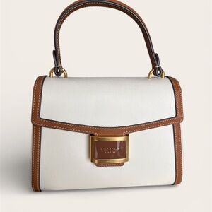 Kate Spade Cream and Tan Satchel